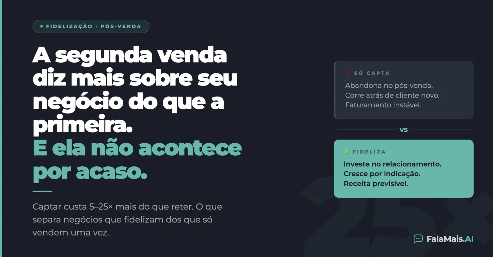 Pós-venda e fidelização: por que a segunda venda define o futuro do seu negócio